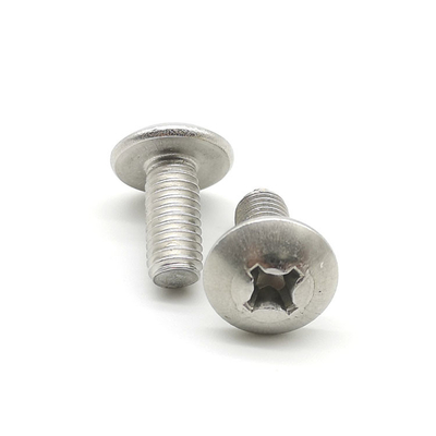 JIS B1111 Stainless Steel Machine Screws 316L Cross Recessed Drive Mushroom Head