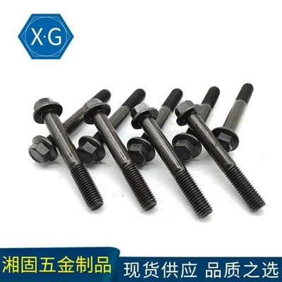 Alloy Steel Black Oxide Hex Flange Bolts GB5787 Flange Cap Screw