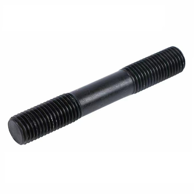 Black Oxide m8 80mm Double End Stud Threaded Rod Setup Grade 5 Steel