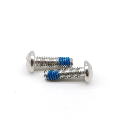 304 Stainless Steel Phillips Pan Head Machine Screw DIN 7985 Thread Glue Lock